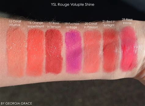 ysl rouge volupte shine swatches 12|ysl rouge volupte shine swatches.